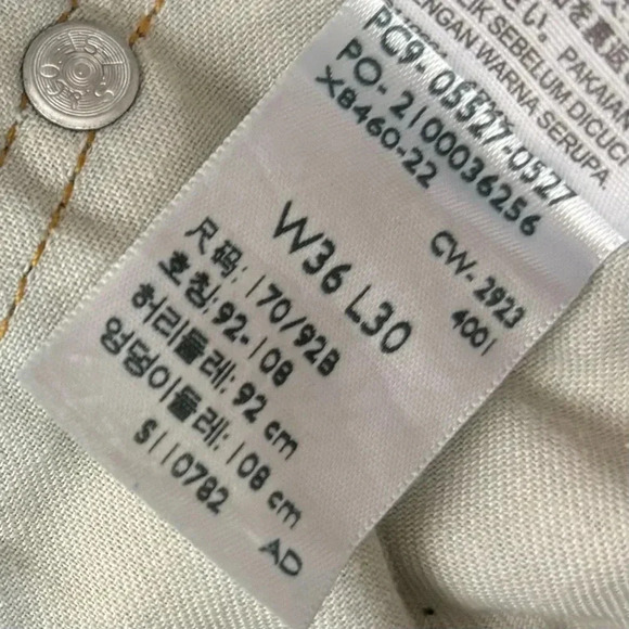 Levi’s 527 Med Wash Fading & Whiskering Mens Classic Butcut Jeans Size 36/30 - Picture 13 of 16